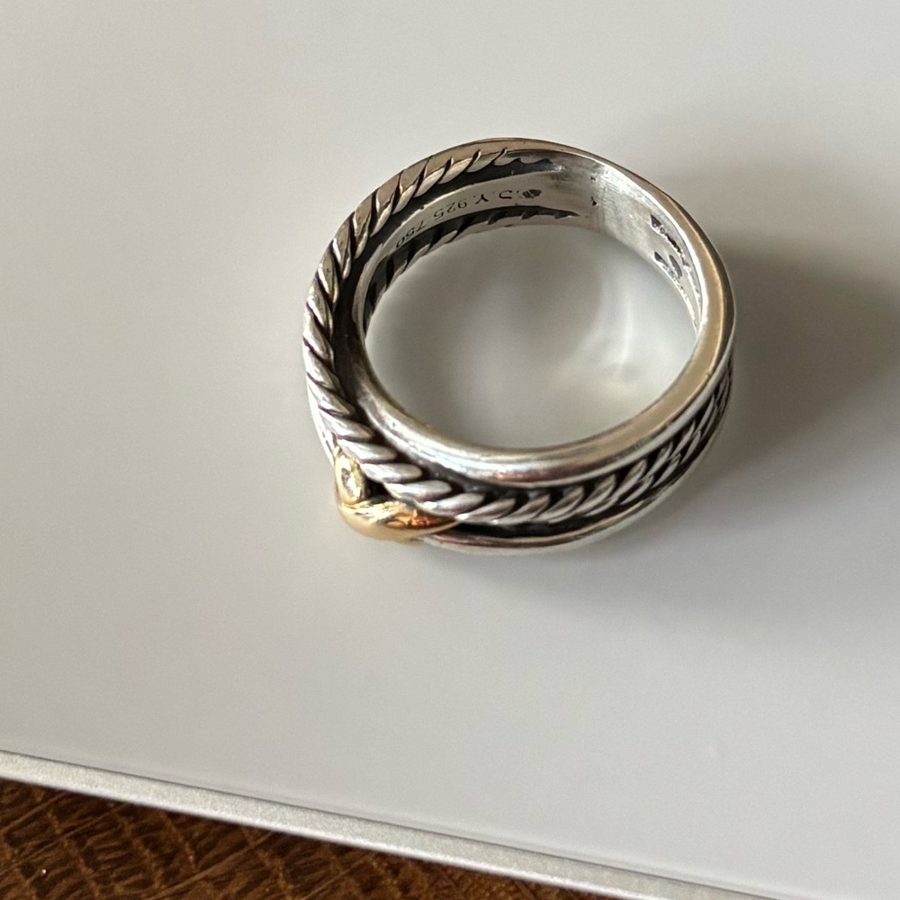 David Yurman X crossover ring